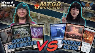 MTG Modern  Goryos Vengeance Reanimator vs Phoenix Altar  MTGO Masters  Week 5  Match 5 [upl. by Carly]