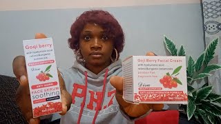 Goji Berry Face Cream and Serum Review [upl. by Nnylyar]