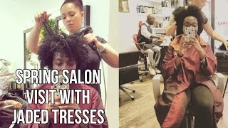 Spring Salon Visit to JadedTresses  JenellBStewart [upl. by Benedetto340]