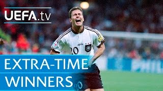 Highlights Six memorable EURO extratime winners [upl. by Cerelly]