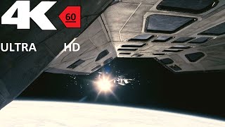 4k60FPS Interstellar Docking Scene HD 4K 60FPS HFRUHD ULTRA HD [upl. by Ariada]