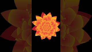 Beautiful FLOWER 🏵🌺 Design tutorial illustrator graphicdesign [upl. by Racso]