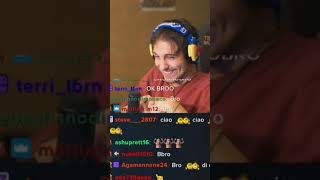 BLUR CHIAMA LAZZA IN LIVE short shorts twitch twitchclips reaction [upl. by Yesrej]