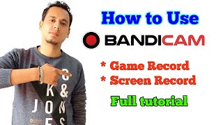 How to use bandicam screen recorder software software [upl. by Tillio147]