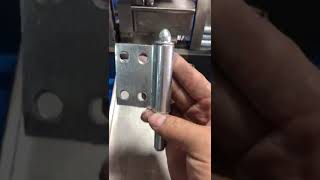 doorhingemakingprocess Flag hinge assembly machine 86 13929795774 [upl. by Ahsatan]