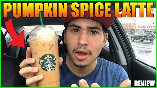 STARBUCKS Pumpkin Spice Latte Review [upl. by Wheelwright861]