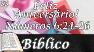 quotFeliz aniversárioquot com mensagem bíblica WhatsAppFacebook [upl. by Roshan]