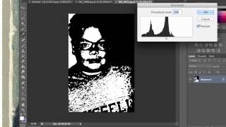 How to make a stencil style portrait using photoshop [upl. by Himelman]