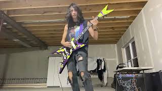 Domination Pantera guitar cover  PHILLY HELLRAISIN [upl. by Elvia]