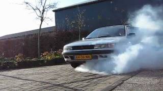 How to do a burnout in a front wheel drive car Step by Step [upl. by Barbette651]