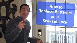 How to Replace Batteries on a Kwikset Lock [upl. by Dupuis]