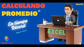 CÓMO CALCULAR EL PROMEDIO DE quotEDADESquot EN TIEMPO RÉCORD Curso Completo EXCEL [upl. by Britteny]