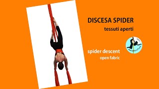 Tessuto aereo e la discesa a spider  Aerial silk and spider descent [upl. by Olaf]