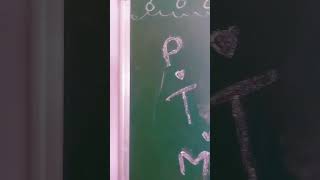 black board ptm drawing art minivlog [upl. by Merete]