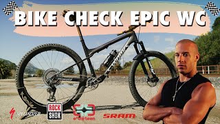 Bike Check Specialized SWorks Epic WC Is it really a quotHardtail Killerquot [upl. by Felipe]