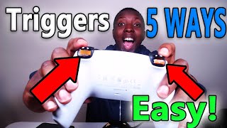 5 Home Made Triggers Stops For PS5 and Xbox XS Controllers  Simple Easy Free and Cheap DIY [upl. by Matless]