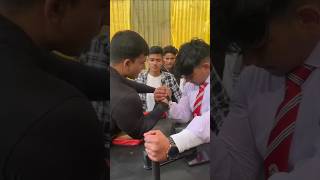 Arm wrestlinggraphic era haldwani campus ankit karonga armwrestling [upl. by Feodor447]