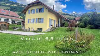 A vendre Villa à Grandvillard  près de Bulle  Fribourg [upl. by Aniri]