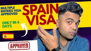 🇪🇸 Spain visitor visa approved multiple Entries  Spain Visa success ratio and process [upl. by Beitris]