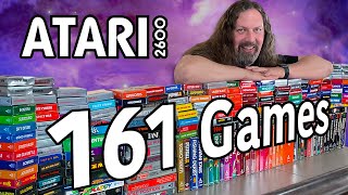 My Atari 2600 Game Collection 161 Games Uncommon  amp Hidden Gems [upl. by Anegue]