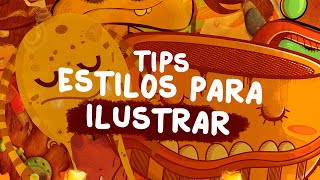 Estilos y técnicas para ilustrar en digitalAndreaga [upl. by Nagoh]