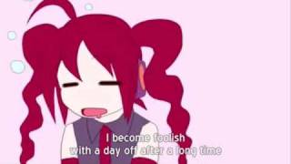 Kasane Teto quotSaucy Girlquot English subtitles 重音テト ソースィーガール [upl. by Kaete78]