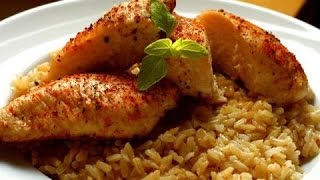 الارز التونسي بالدجاج  Cuisinetunisiennezakia Riz avec du poulet  Rice [upl. by Gagnon183]