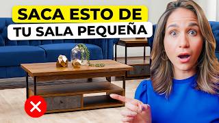 12 COSAS QUE NO DEBES TENER EN UNA SALA PEQUENA [upl. by Swartz]