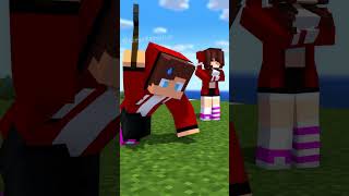 JJs sister Grows Giant  MAIZEN Minecraft Animation shorts [upl. by Ellivnarg321]