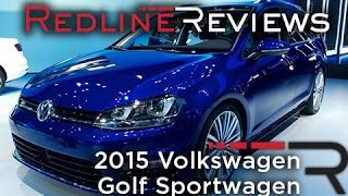 2015 Volkswagen Golf Sportwagen  2014 New York International Auto Show [upl. by Ginsberg]