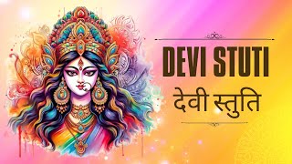 Devi Stuti  Devi Mantra  Navratri Special  Cliffton [upl. by Suruat]