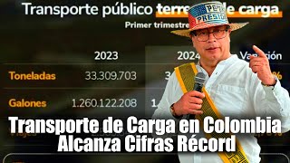 🛑Explosivo Crecimiento en el Transporte de Carga en Colombia ¡35 Millones de Toneladas Movilizadas [upl. by Esylla632]