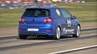 980HP Volkswagen Golf V R32 Turbo 4Motion GTX42 0316 kmh [upl. by Assennev]