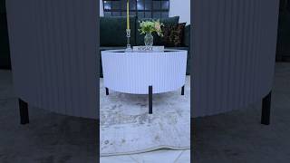 DIY FLUTED COFFEE TABLE diy decoration interiordesign diycrafts diyclasses inspiration [upl. by Enirol]