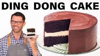 The BEST Chocolate Ding Dong Cake Recipe [upl. by Nehttam]