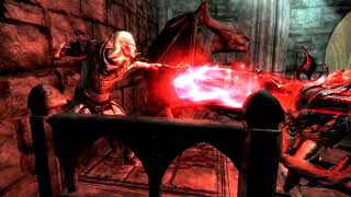 Skyrim Battles  ArchCurate Vyrthur vs Lord Harkon 13 [upl. by Ellehcsor]