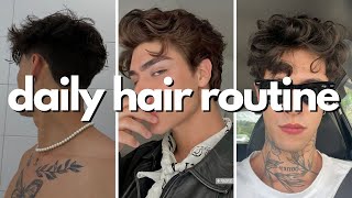 hair care routine for guys [upl. by Lapo]