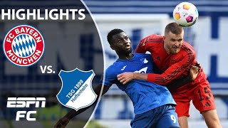 Hoffenheim vs Bayern Munich  Bundesliga Highlights  ESPN FC [upl. by Tressia]