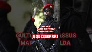 PRAJURIT KOPASSUS MARAHI KAPOLDA  SANGAR BRAY [upl. by Anilet211]