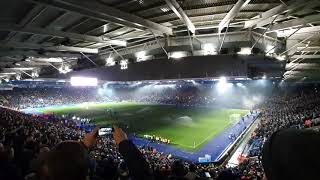 Leicester city lights show vs Liverpool [upl. by Vyse]