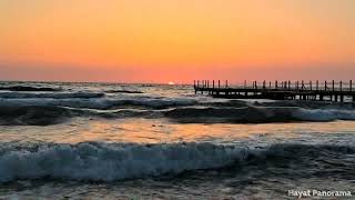 Efsane Gün Batımı  legendary SUNSET Davutlar Love Beach Turkey  Davutlar Kuşadası [upl. by Ahsenrac]