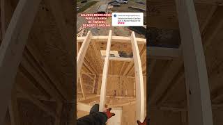 PONIENDO MADERA PARA EL DRYWALL chaparroelfibras construction carpentry framing tips drywall [upl. by Odradlig419]