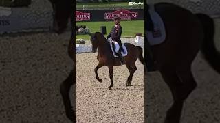 Carl Hester and Fame British dressage team paris2024 shortvideos equestrian viralvideos winner [upl. by Naivad]