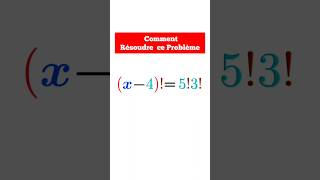 Une équation avec les factorielles ‼️ [upl. by Hsirehc]