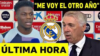 💣SE HA CONFIRMADO LA MEJOR NOTICIA PARA REAL MADRID HOY  TCHOUAMENI ES VENTA EN 2025 POSIBLEMENTE [upl. by Ehman]