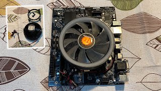 How to remove  Thermaltake UX100 ARGB CPU Cooler [upl. by Fitzger]