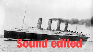 1900’s RMS Lusitania edited Whistle and Horn sound Legit [upl. by Eseenaj]