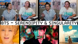 THAT WAS SO GOOD  BTS  “SERENDIPITY” MV  “SINGULARITY” MV REACTION [upl. by Neille147]