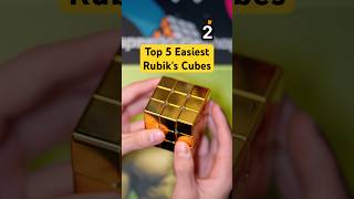 Top 5 Easiest Rubiks Cubes [upl. by Enidlarej]