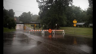 Scenes from the Texarkana Area After Flash Flood Warning [upl. by Eisdnyl]